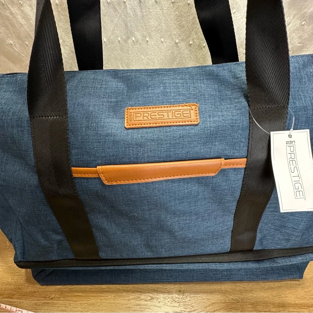 NWT Prestige Bottom‎ Drop Tote Weekender Overnighter Travel